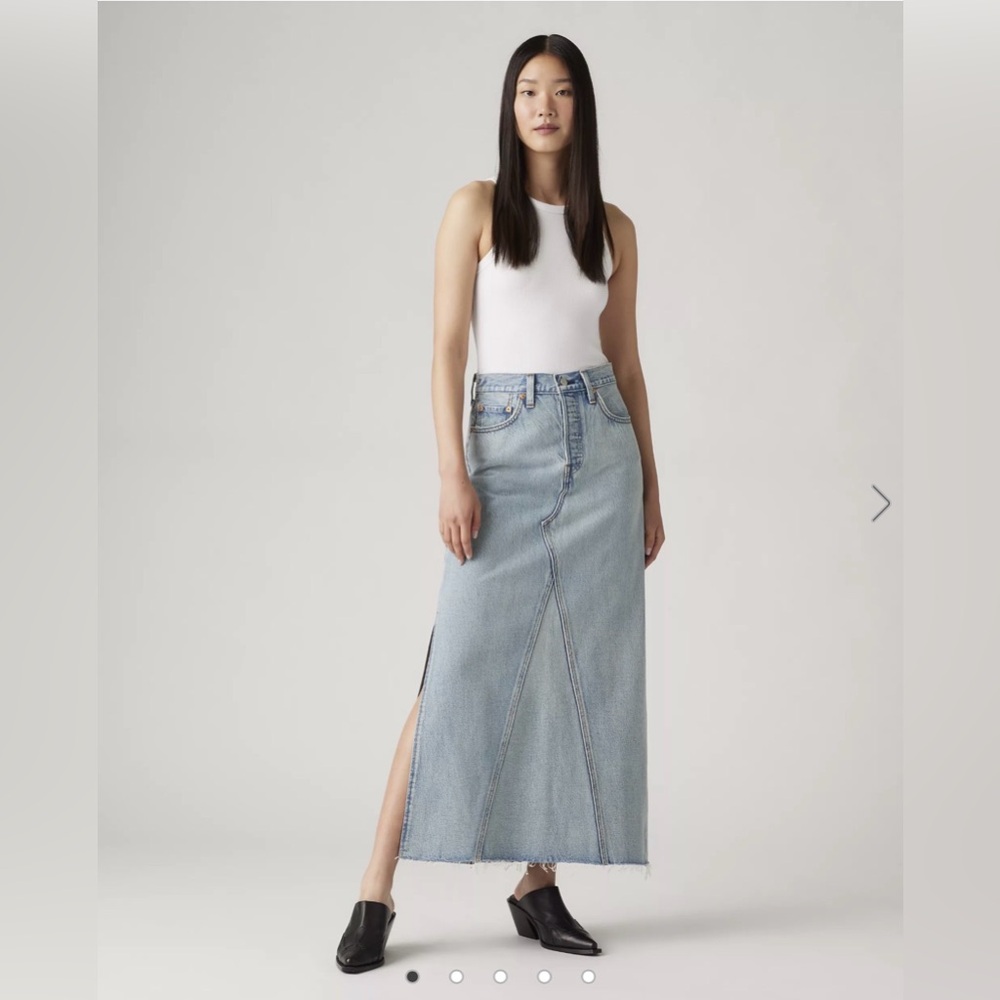 Levi’s Icon Long Denim Skirt